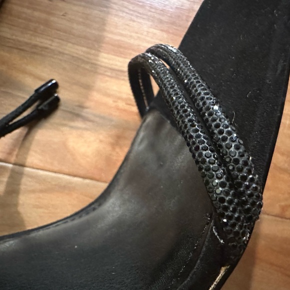 Strappy Black Sandals Express - Picture 4 of 6